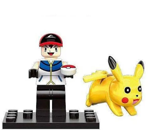 Pokemon Trainer Figuren Mit Pikachu (6 Stk.)