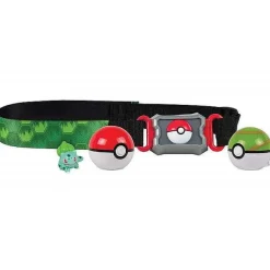 Pokemon Trainer Set Mit Gurtel, Pokeball, Tasche Und Figur