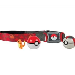 Pokemon Trainer Set Mit Gurtel, Pokeball, Tasche Und Figur