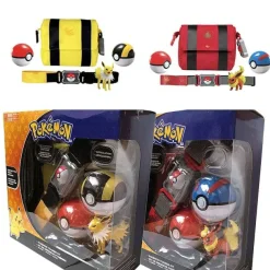 Pokemon Trainer Set Mit Gurtel, Pokeball, Tasche Und Figur