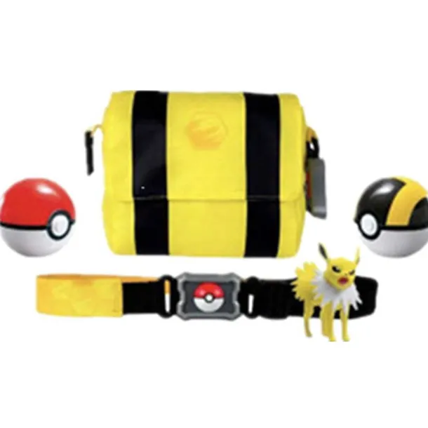 Pokemon Trainer Set Mit Gurtel, Pokeball, Tasche Und Figur