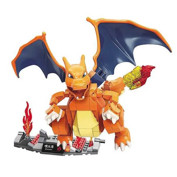 Pokemon Turtok, Bisaflor, Glurak Action Baustein Figuren