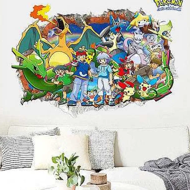 Pokemon Wandsticker (11 Motive Zur Auswahl)