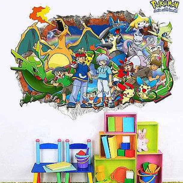 Pokemon Wandsticker (11 Motive Zur Auswahl)