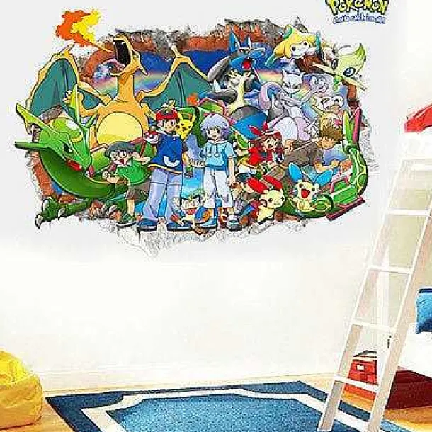 Pokemon Wandsticker (11 Motive Zur Auswahl)
