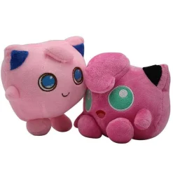 Pummeluff / Jigglypuff Und Knuddeluff / Wigglytuff Q Version 2Er Set Stoff Pokemon