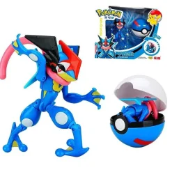 Quajutsu Greninja Spielzeug Figur Mit Pokeball