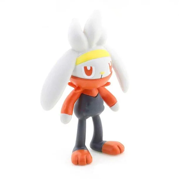 Raboot Kickerlo Pokemon Sammelfigur (Ca. 3-5Cm)