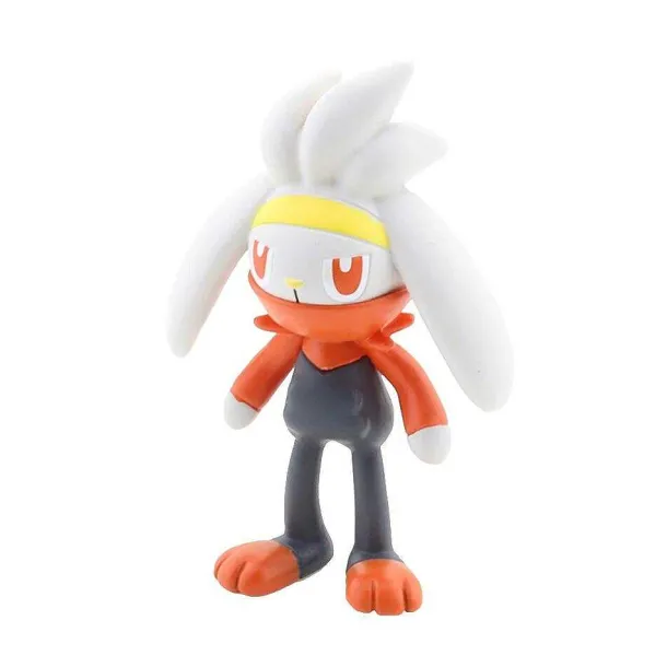 Raboot Kickerlo Pokemon Sammelfigur (Ca. 3-5Cm)