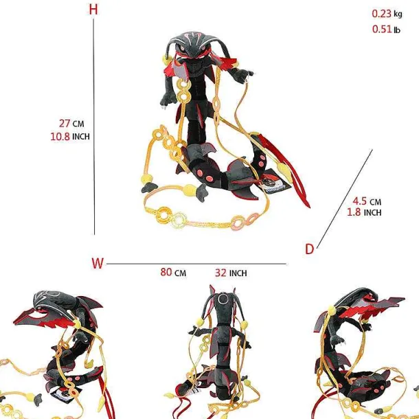 Rayquaza Pluschtiere In Verschiedenen Formen - Mega Raayquaza, Schillernd Uvm.