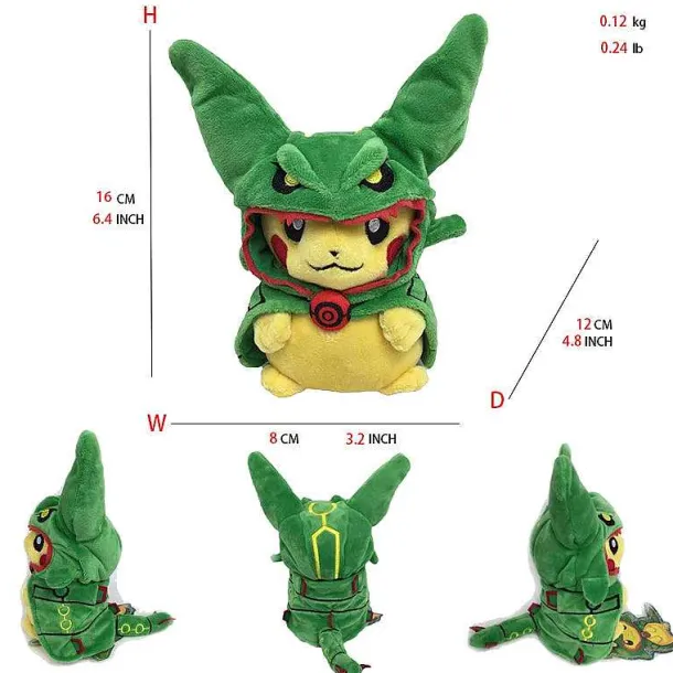 Rayquaza Pluschtiere In Verschiedenen Formen - Mega Raayquaza, Schillernd Uvm.