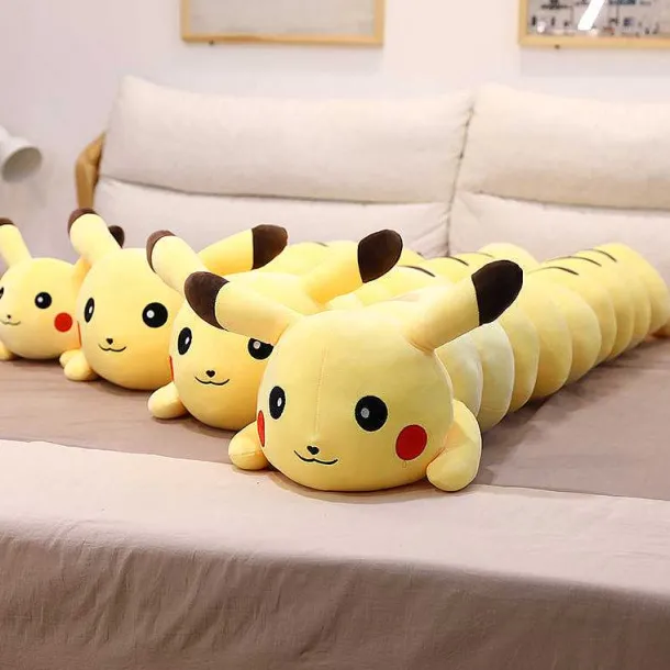 Riesiger Pikachu Kuschelwurm Stofftier