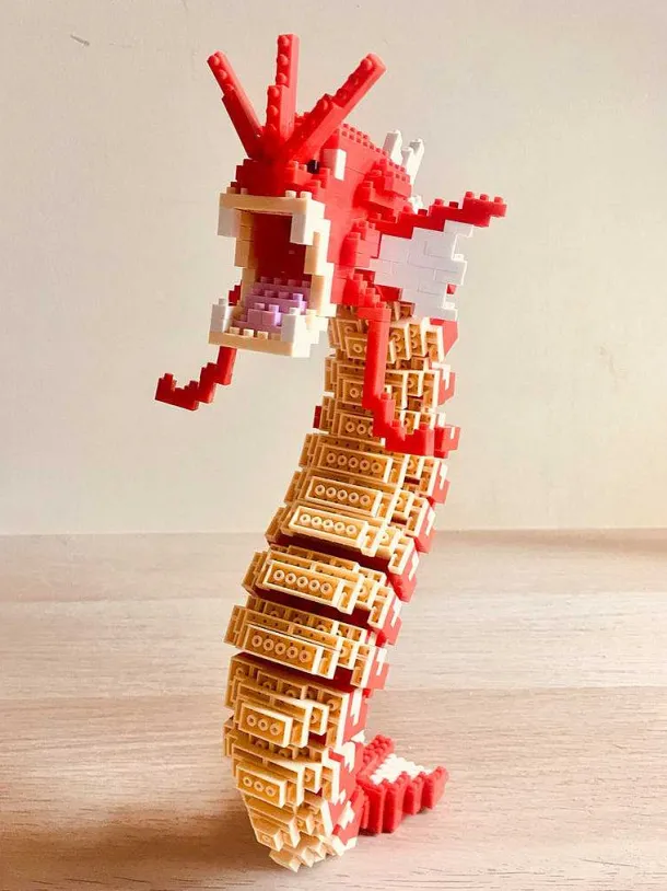 Roter Gyarados Pokemon Baustein Set