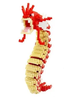 Roter Gyarados Pokemon Baustein Set