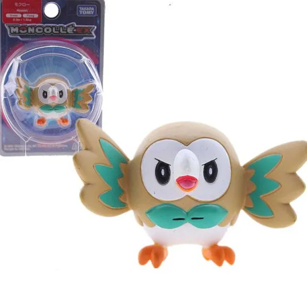 Rowlet Bauz Pokemon Figur