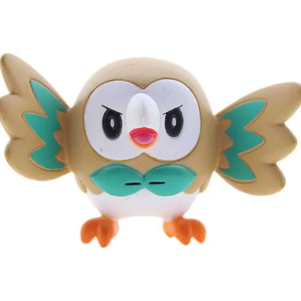 Rowlet Bauz Pokemon Figur