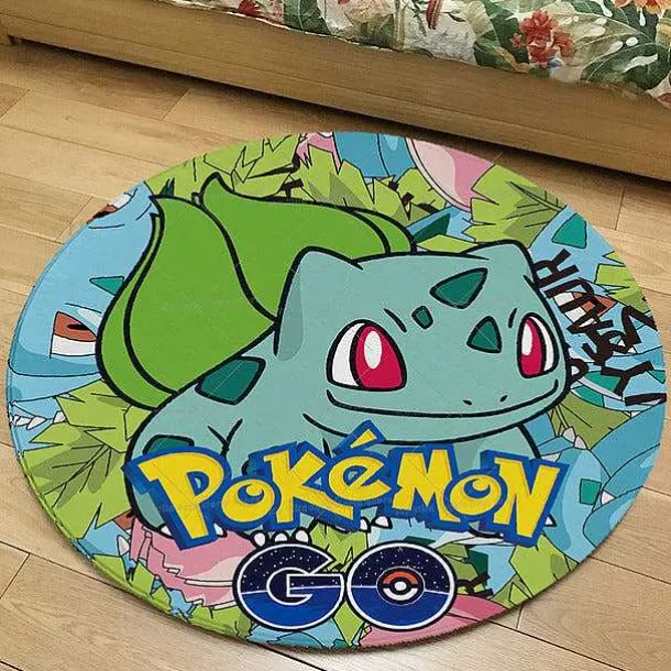 Runder Flanel Pokemon Teppich In Vielen Motiven
