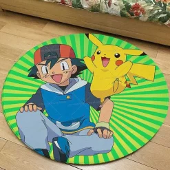 Runder Flanel Pokemon Teppich In Vielen Motiven