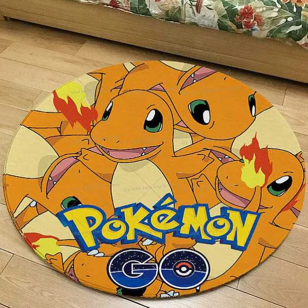 Runder Flanel Pokemon Teppich In Vielen Motiven