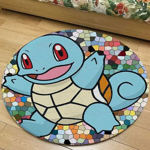 Runder Flanel Pokemon Teppich In Vielen Motiven