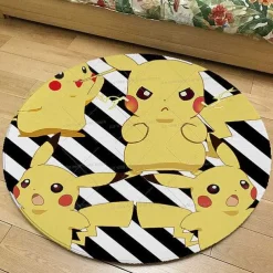 Runder Flanel Pokemon Teppich In Vielen Motiven