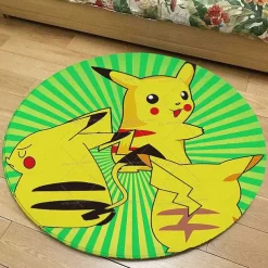 Runder Flanel Pokemon Teppich In Vielen Motiven