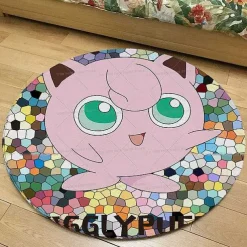 Runder Flanel Pokemon Teppich In Vielen Motiven