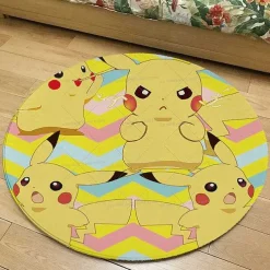 Runder Flanel Pokemon Teppich In Vielen Motiven