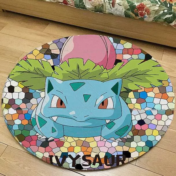 Runder Flanel Pokemon Teppich In Vielen Motiven