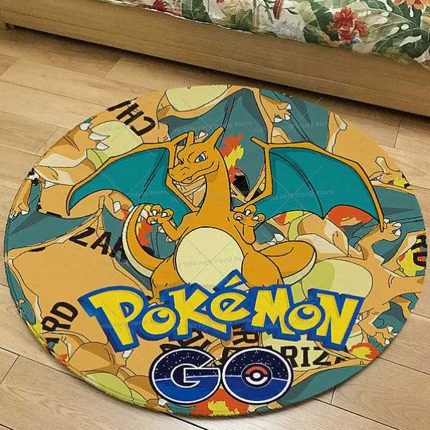 Runder Flanel Pokemon Teppich In Vielen Motiven