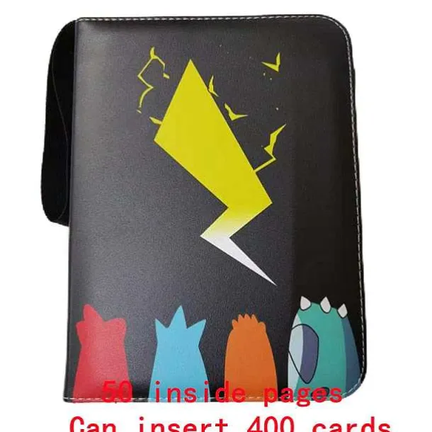 Sammelmappe Pokemon Karten, Din A4 Format, Bis 400 Karten