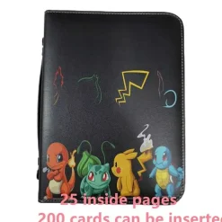 Sammelmappe Pokemon Karten, Din A4 Format, Bis 400 Karten