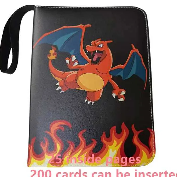 Sammelmappe Pokemon Karten, Din A4 Format, Bis 400 Karten