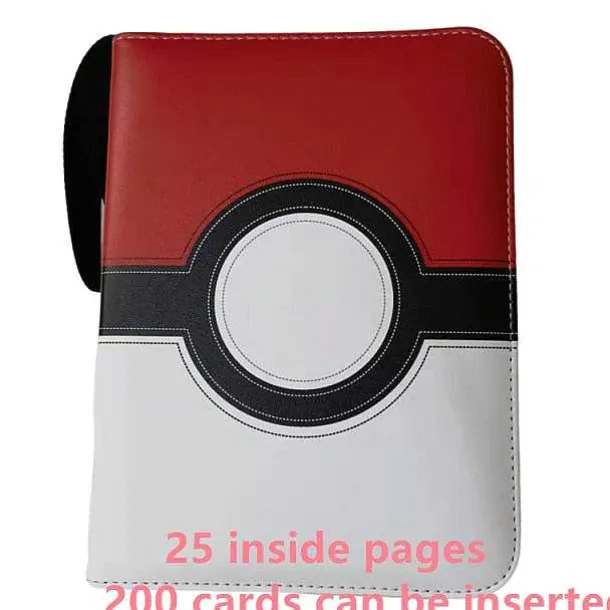 Sammelmappe Pokemon Karten, Din A4 Format, Bis 400 Karten