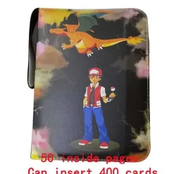 Sammelmappe Pokemon Karten, Din A4 Format, Bis 400 Karten