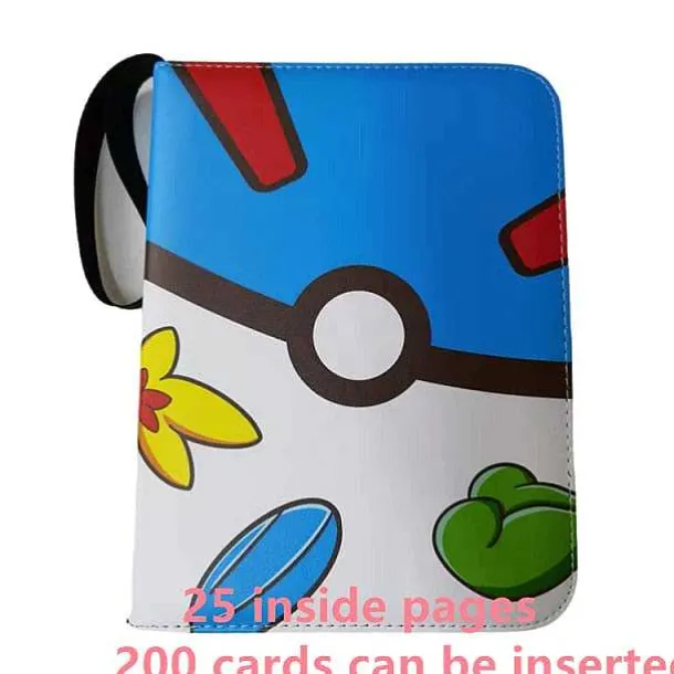 Sammelmappe Pokemon Karten, Din A4 Format, Bis 400 Karten