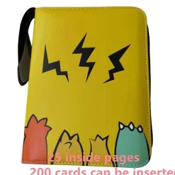 Sammelmappe Pokemon Karten, Din A4 Format, Bis 400 Karten
