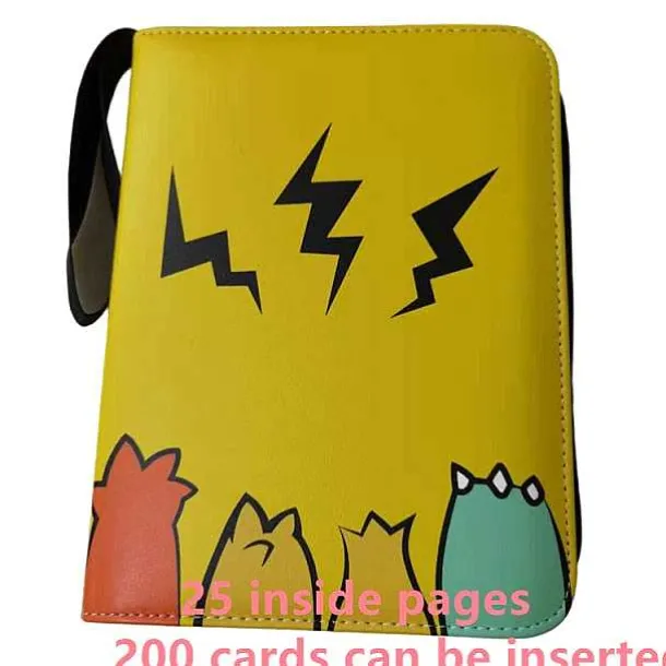 Sammelmappe Pokemon Karten, Din A4 Format, Bis 400 Karten