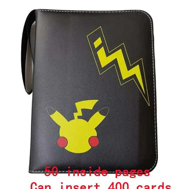 Sammelmappe Pokemon Karten, Din A4 Format, Bis 400 Karten