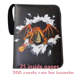 Sammelmappe Pokemon Karten, Din A4 Format, Bis 400 Karten