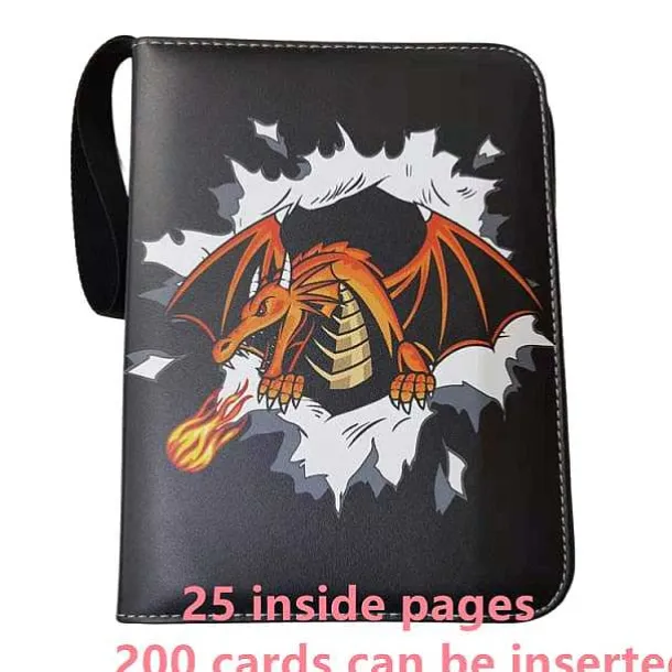 Sammelmappe Pokemon Karten, Din A4 Format, Bis 400 Karten