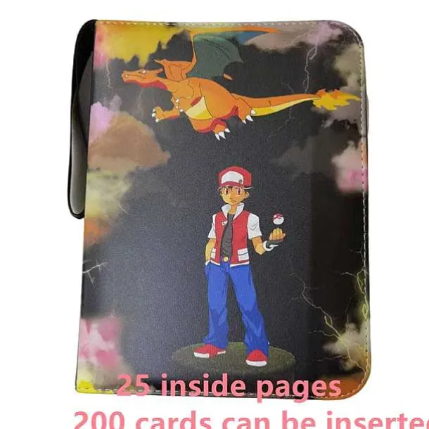 Sammelmappe Pokemon Karten, Din A4 Format, Bis 400 Karten