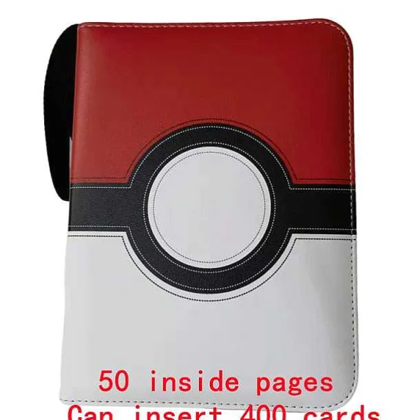 Sammelmappe Pokemon Karten, Din A4 Format, Bis 400 Karten