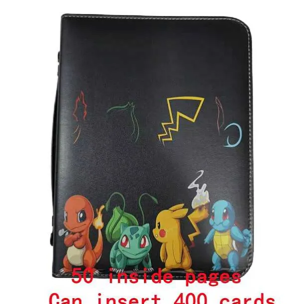Sammelmappe Pokemon Karten, Din A4 Format, Bis 400 Karten