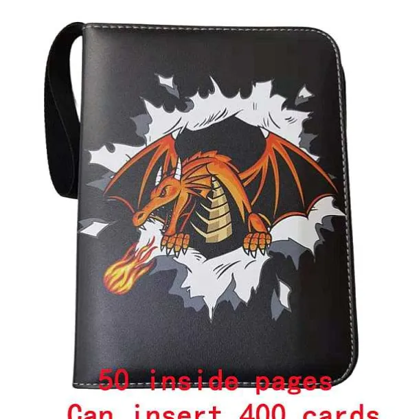 Sammelmappe Pokemon Karten, Din A4 Format, Bis 400 Karten
