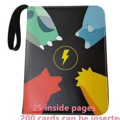 Sammelmappe Pokemon Karten, Din A4 Format, Bis 400 Karten