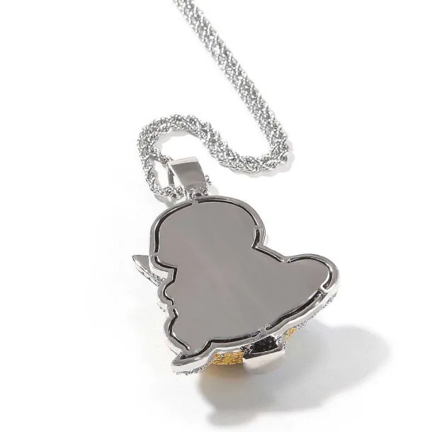 Schiggy Squritle - Stylishe Pokemon Hip Hop Hals Kette