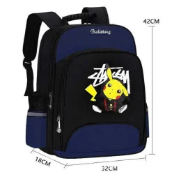 Schul Rucksack Mit Pikachu Pokemon Motiv