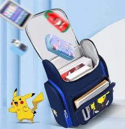 Schul Rucksack Mit Pikachu Pokemon Motiv