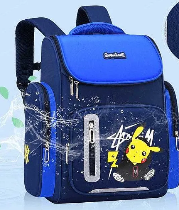Schul Rucksack Mit Pikachu Pokemon Motiv